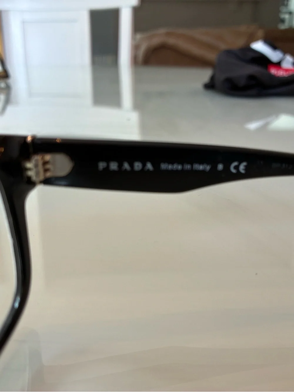 Prada Black Cat-Eye Eyeglasses